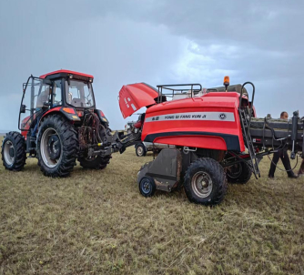 Hay Baler Three Ropes