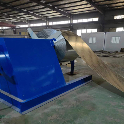The Metal Sheet Coils Uncoiler