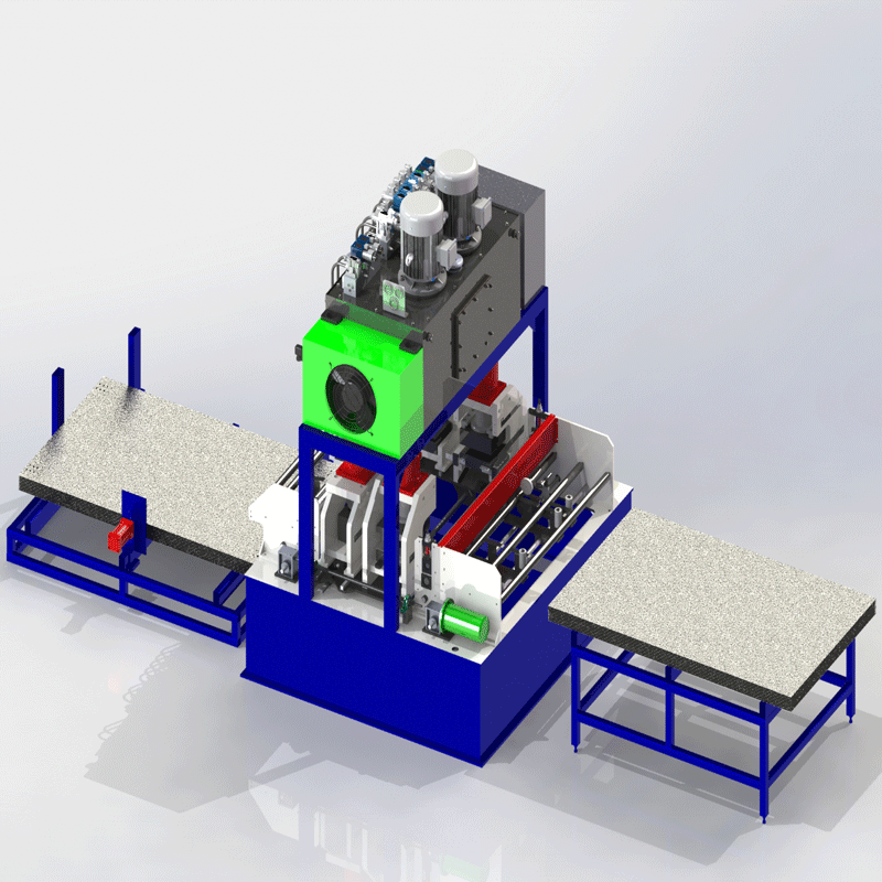 Full Servo Cable Tray Punching Machine