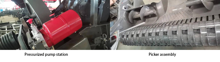 Enfardadeira de feno enfardadeira quadrada