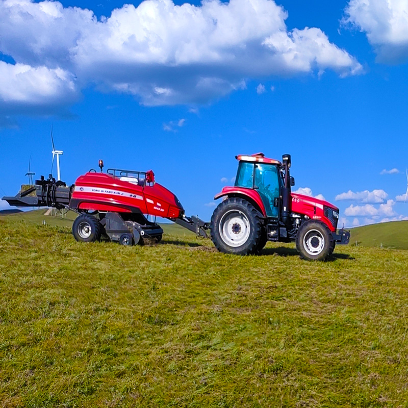 Three-Rope Square Bale Baler