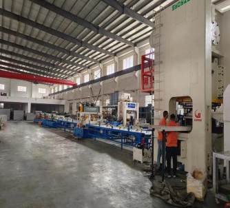 Cable Trunking Roll Forming Machine With Punch