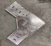 Cable Tray Elbow Side Production Line